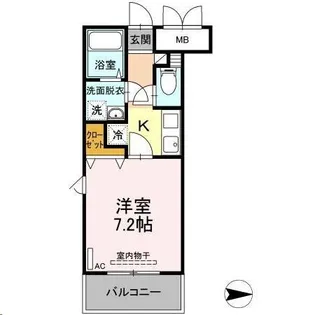 アスコット鉄砲町【5階】の間取り
