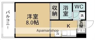 禄山ハイツ【105号室】の間取り