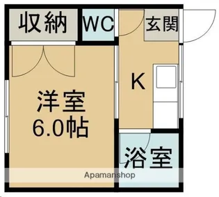 第三コーポ金丸【2階】の間取り