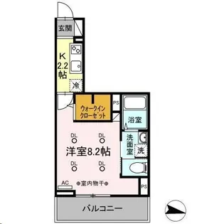 デサフィオ長町南百番館【2階】の間取り