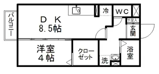 マ・メゾンT【1階】の間取り