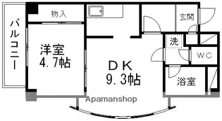 ロイヤルヒルズ柳生Ⅱ【3階】の間取り