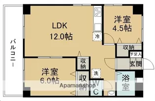 サニービル【1001号室】の間取り