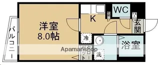 ティンガーラ高松【2階】の間取り