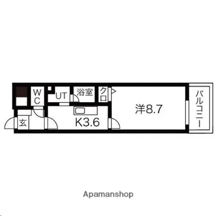 SANKYOU国分町ビル【9階】の間取り