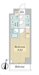 トゥールタ二日町【2階】の間取り