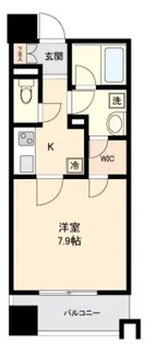 ヴィアーレ北目町【4階】の間取り
