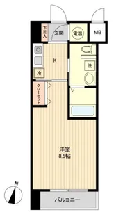 アントラ立町【5階】の間取り
