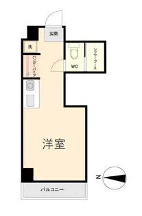 アソルティ東二番丁レジデンス【4階】の間取り