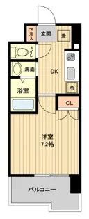 レジディア仙台原ノ町【2階】の間取り