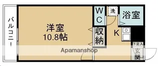 プレジール ダイヤ【102号室】の間取り