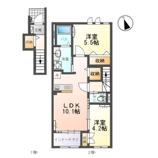 ハイルング(HEILUNG)【2階】の間取り