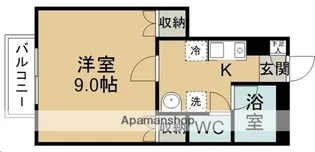 ハイツサラ【102号室】の間取り