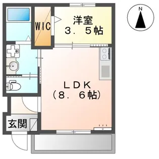 ジュルズールー【1階】の間取り