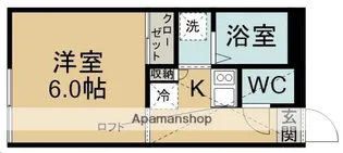 リベェールⅡ【106号室】の間取り