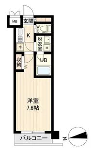 デュオフィール仙台東(旧アトラスカーロ仙台駅東)【9階】の間取り