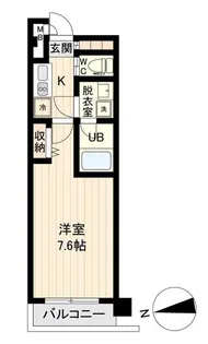 デュオフィール仙台東【7階】の間取り