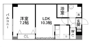 宮城県仙台市青葉区梅田町【マンション】の間取り