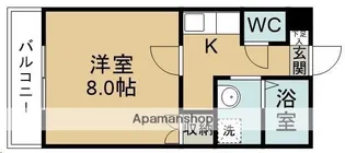 はまなすガーデンハウス【202号室】の間取り