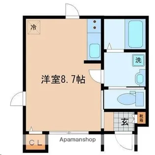エクシア中江【1階】の間取り