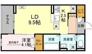 D-ROOM薬師堂【1階】の間取り