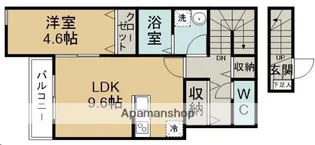 グランディール台原A棟【2階】の間取り