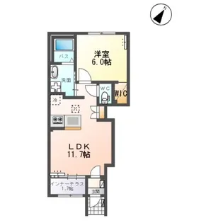ユリシス【1階】の間取り