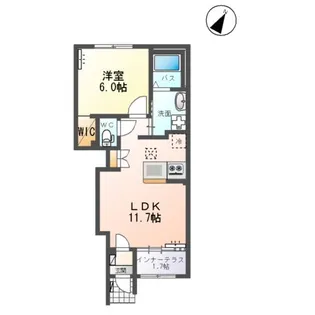 ユリシス【1階】の間取り
