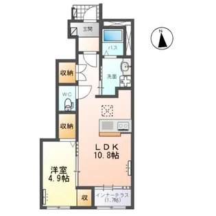 トータスV【1階】の間取り