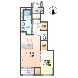 トータスV【1階】の間取り