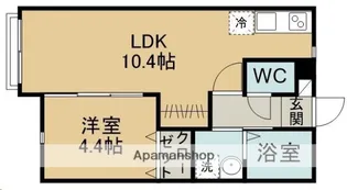 キャピタル保春院【2階】の間取り