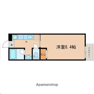ネオステージ旭ケ丘【2階】の間取り