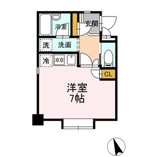 メゾンセノーテ【5階】の間取り