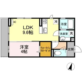グランコート【1階】の間取り