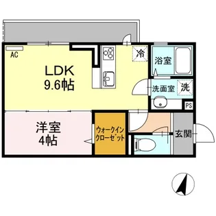 グランコート【1階】の間取り