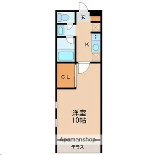 ネオステージ黒松【1階】の間取り