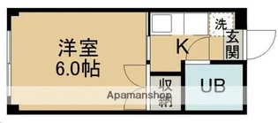 1Kの間取り画像
