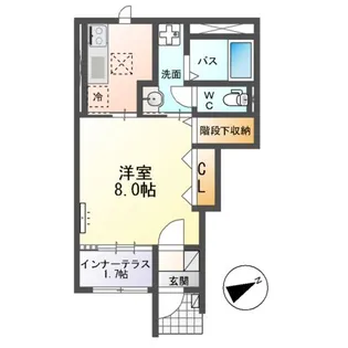 サン ハピネス【1階】の間取り