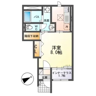 サン ハピネス【1階】の間取り