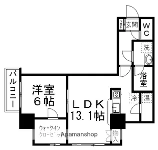宮城県仙台市太白区西中田1丁目【マンション】の間取り