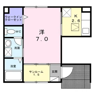ポピー【1階】の間取り