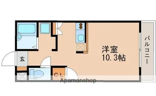 ガーデンハイツ【3階】の間取り