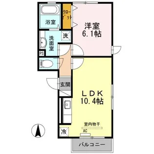 RE・EARTHの杜 もり【2階】の間取り