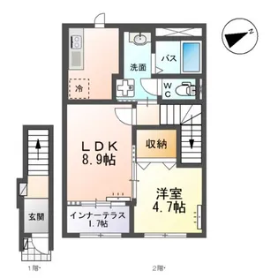 結(ゆい)【2階】の間取り