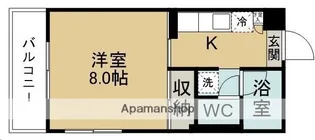 レジデンスササキ【1階】の間取り