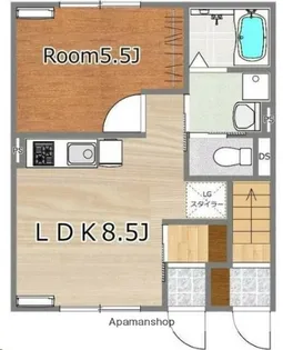 宮城県仙台市宮城野区岩切2丁目【アパート】の間取り