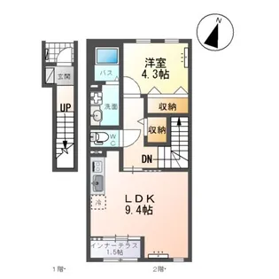 メゾン ルメール【2階】の間取り