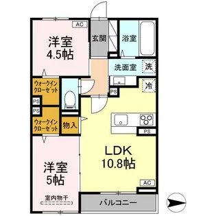 ボヌール T【2階】の間取り