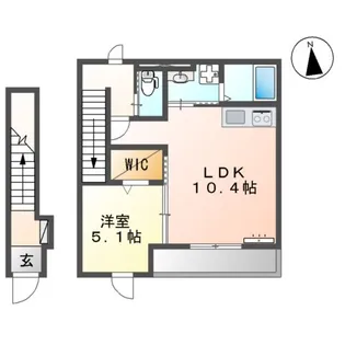 NEOHEIM(ネオハイム)【2階】の間取り