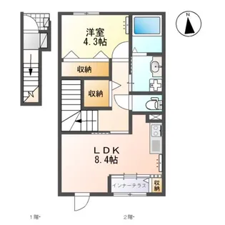 SHANGRIーLA (シャングリラ)【2階】の間取り
